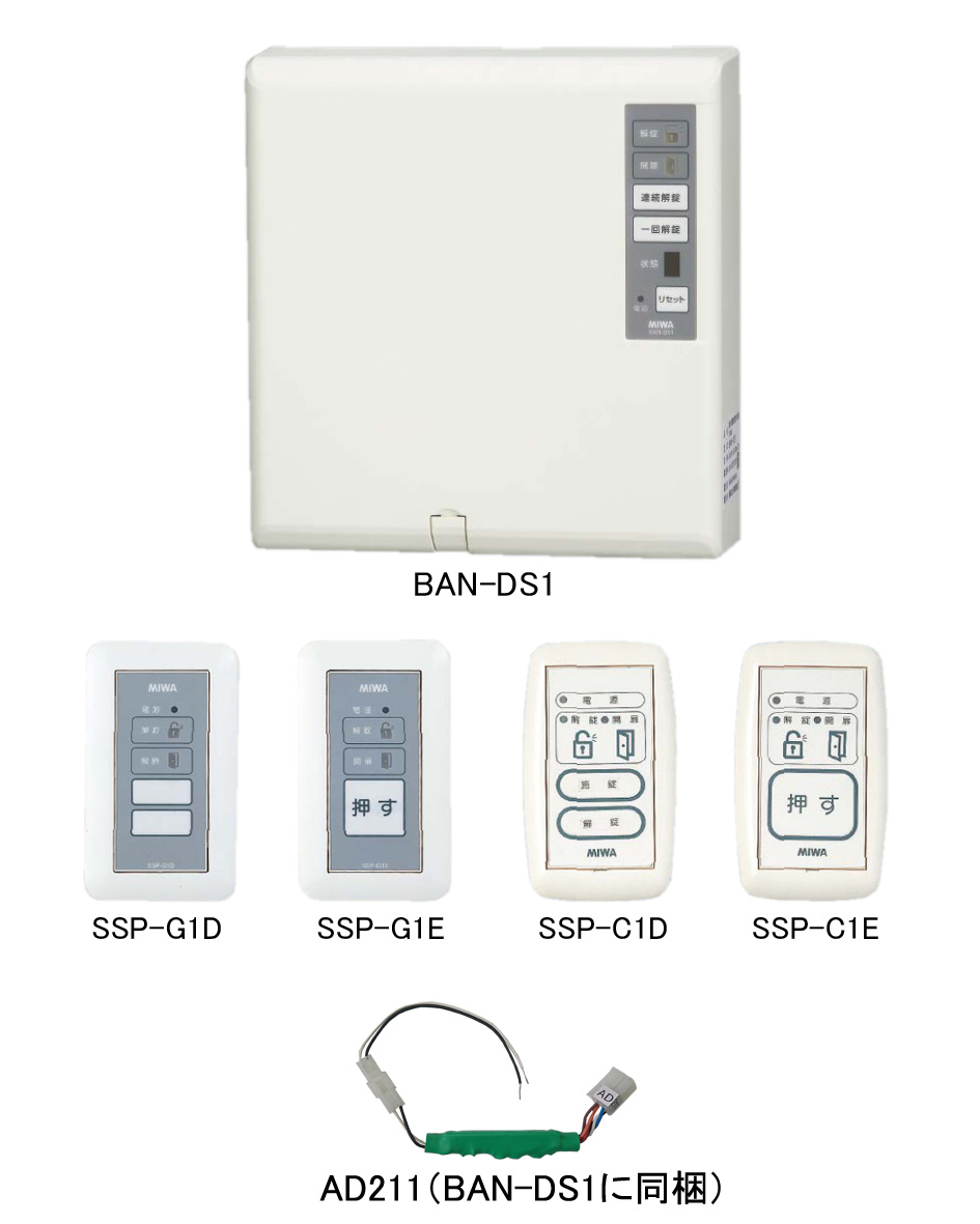 美和ロック電気錠操作盤BAN-DS1-
